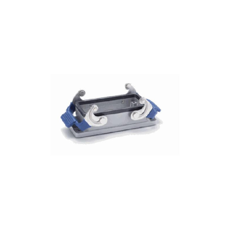 Embase encastrée 16B, Aluminium moulé sous pression, IP67, Sortie basse